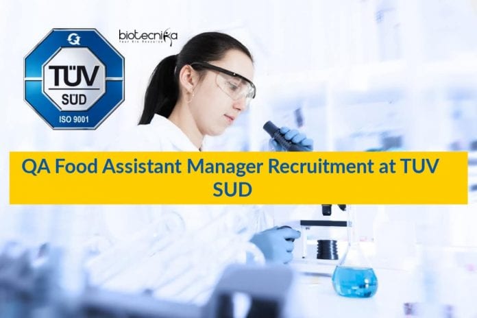 QA Food Assistant Manager