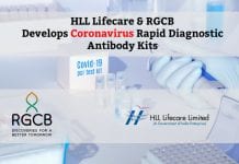 HLL Lifecare & RGCB Develops Coronavirus Rapid Diagnostic Antibody Kits RGCB HLL COVID Kit