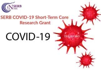 SERB COVID-19 Short-Term Core Research Grant – Applications Invited SERB COVID-19 Short-Term Core