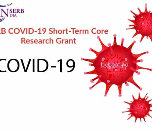 SERB COVID-19 Short-Term Core