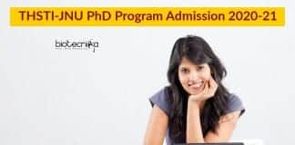 THSTI-JNU PhD Program Admission