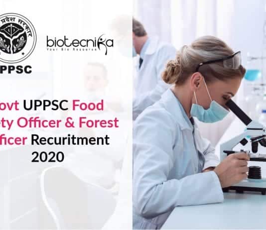 UPPSC Food Safety Officer