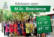 Yenepoya Research Centre MSc Bioscience Admission 2020-2022 – Applications Invited Yenepoya