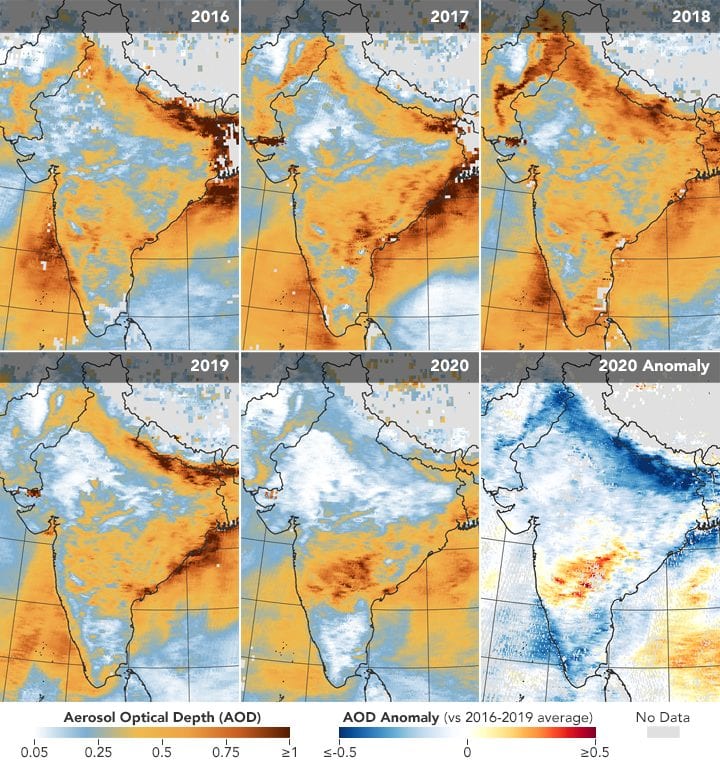 Air pollution lowest in 20 years