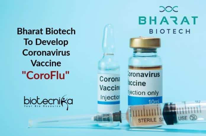 Coronavirus vaccine by Bharat biotech