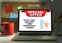 Fight COVID-19 With CRISPR Tech + Drug Discovery Combo Certification Courses CRISPR Drug Discovery Courses