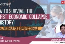 FREE Special Webinar For Bioprofessionals : How To Survive The Worst Economic Collapse In History