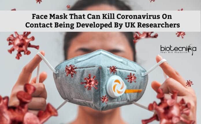 Antiviral Mask To Kill Coronavirus