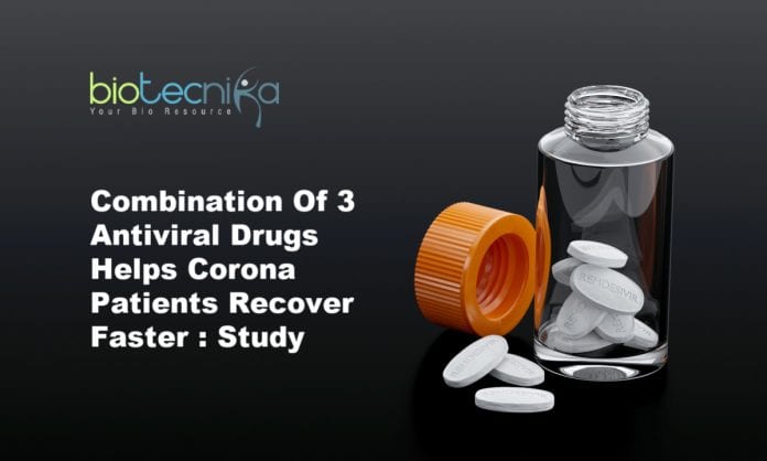 Cocktail of 3 antiviral drugs