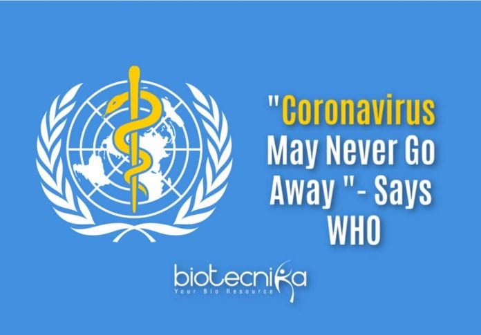 Covid 19 may stay for long
