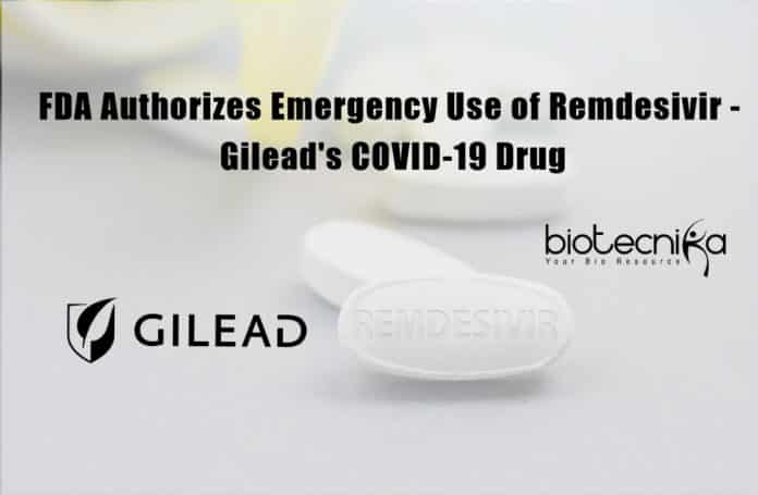 FDA Authorizes Emergency Use of Remdesivir