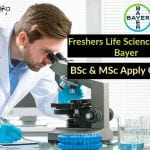 Freshers Bayer Life Science