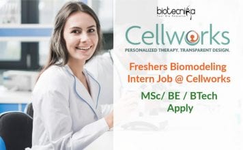 Freshers Biomodeling Intern Job