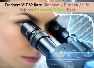 Freshers VIT Vellore Biochem