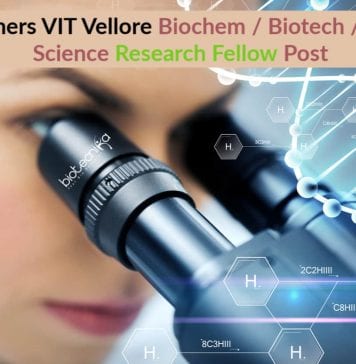 Freshers VIT Vellore Biochem