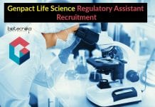Genpact Life Science Regulatory Assistant Recruitment Genpact Life Science Regulatory