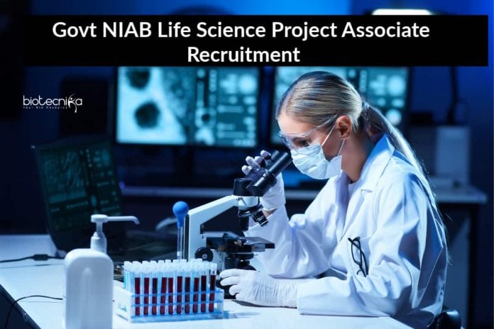 Govt NIAB Project Associate
