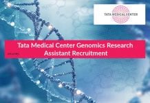 Tata Medical Center Genomics Research Assistant Recruitment Govt TTCRC Research Jobs