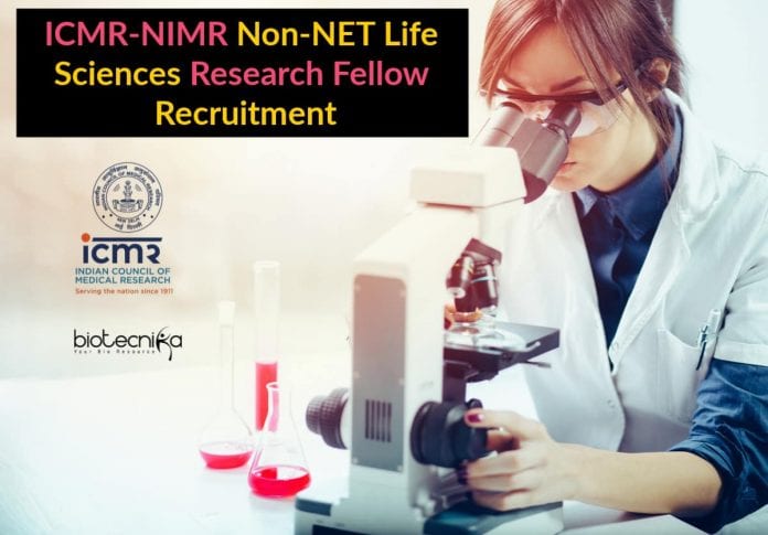 ICMR-NIMR SRF Jobs