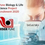 IISER Pune Biology & Life Science Project Recruitment 2020 IISER Pune Biology Job