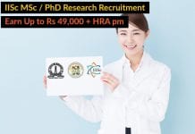 IISc MSc