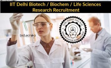 IIT Delhi Biotechnology Research