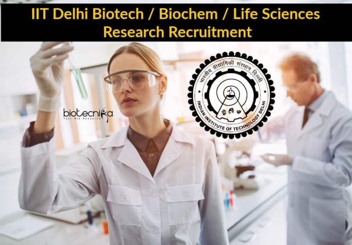 IIT Delhi Biotechnology Research
