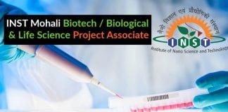 INST Biological Science Jobs
