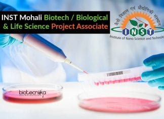 INST Biological Science Jobs