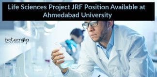 Life Sciences Project JRF