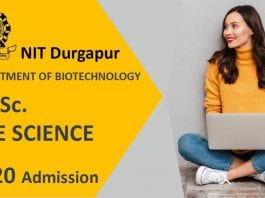 MSc Life Science Admission