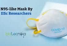 N95-like Mask Designed by IISc Researchers N95 like mask by IISc researchers
