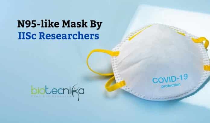 N95 like mask by IISc researchers