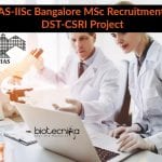 NIAS-IISc Bangalore MSc
