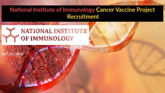 NII Cancer Project Jobs
