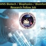 NIMHANS Biotech / Biophysics / Bioinformatics Research Fellow Job NIMHANS Job Latest