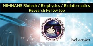 NIMHANS Job Latest