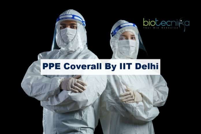 PPE coverall by IIT Delhi