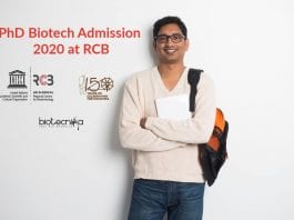 PhD Biotech Admission 2020