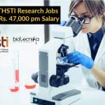 THSTI Research Vacancies