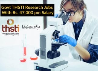 THSTI Research Vacancies