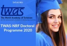 TWAS-NRF Doctoral Programme 2020 – Apply Online TWAS-NRF Doctoral Programme 2020
