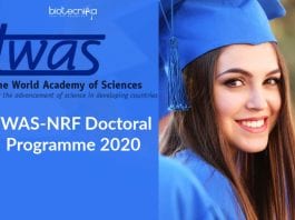 TWAS-NRF Doctoral Programme 2020
