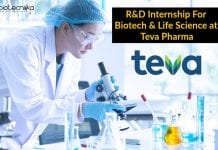 Teva Pharma R&D Internship