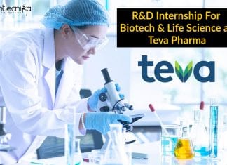 Teva Pharma R&D Internship