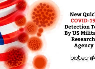 New Test For COVID-19 Early Detection By US Military Research Agency US Military Research New Covid19 Test
