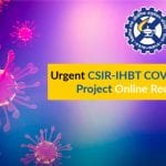 Urgent CSIR-IHBT COVID-19 Testing