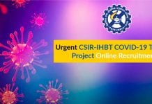 Urgent CSIR-IHBT COVID-19 Testing Project Online Recruitment Urgent CSIR-IHBT COVID-19 Testing