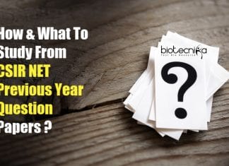 solving previous CSIR question papers