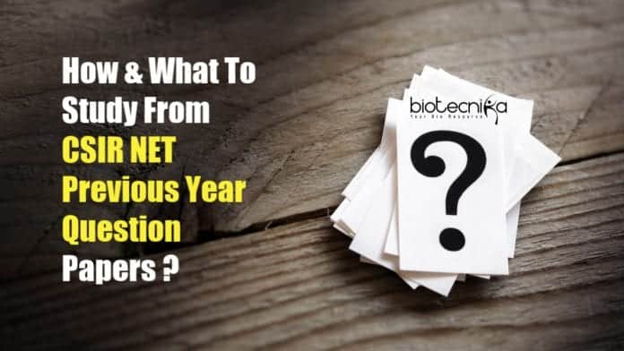 solving previous CSIR question papers